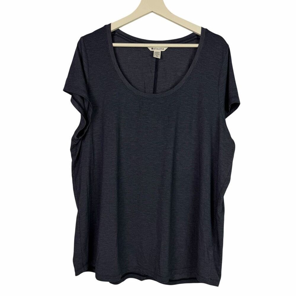 Athleta XL Blue Short Sleeve T-shirt